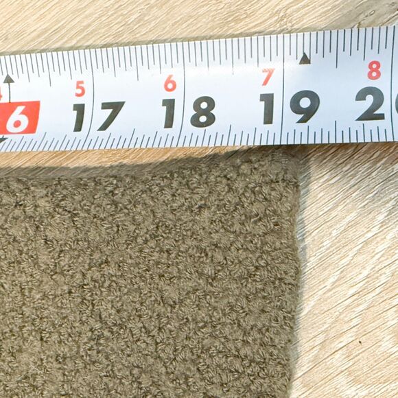 Brandy Melville Italian Cotton Blend Shrug Shoulder Olive Green One Size Open - Picture 9 of 9